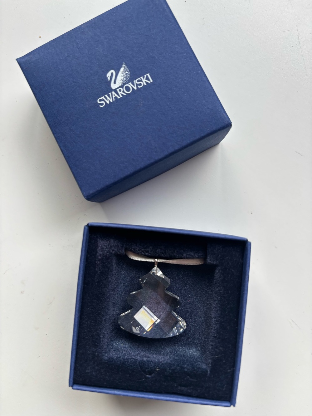 SWAROVSKI Crystal clear tree ornament holiday decors